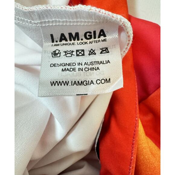 I.AM.GIA Hali Pant Womens XS Spray Multicolor Legging Bodycon Side Zip Retro - Picture 14 of 15